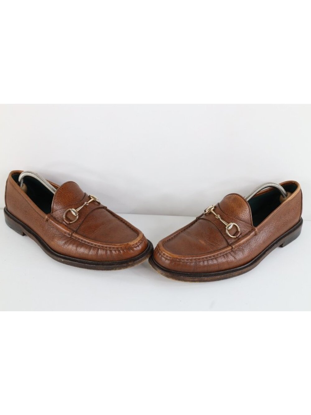 Vintage 90s Gucci Mens Size UK 9.5 US 10 Horsebit Leather Loafers Shoes Brown